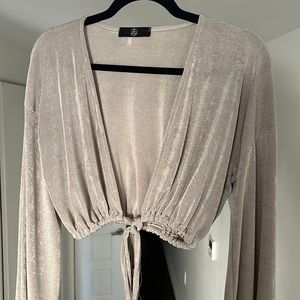 Misguided Cropped Blouse